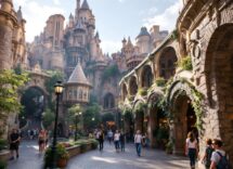 Luke Skywalker in costume a Disneyland durante un evento speciale