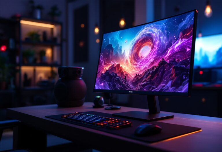 Monitor gaming ad alta risoluzione per console e PC