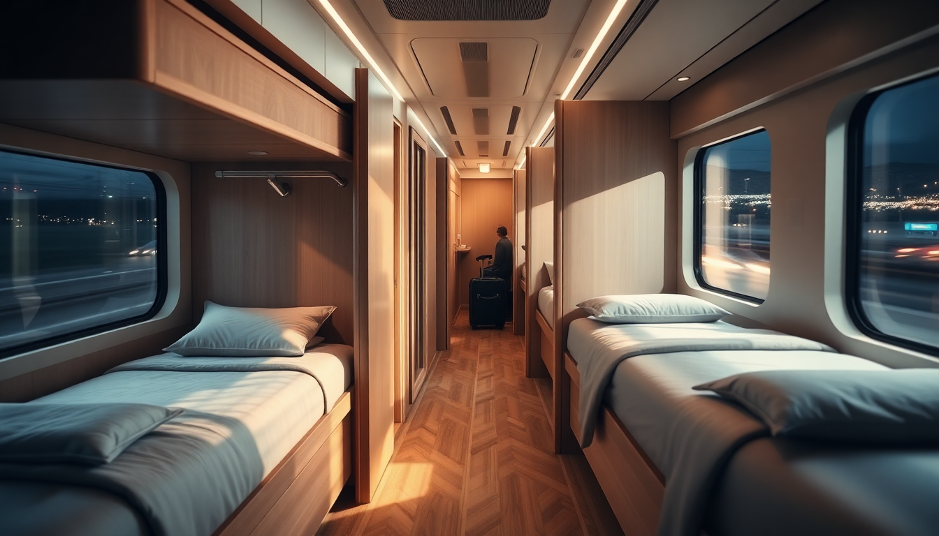 rilancio dei treni notturni nox mobility propone cabine di design e comfort 1750994794